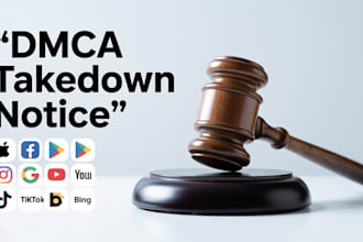 send dmca takedown notice facebook instagram tiktok telegram reddit under dmca