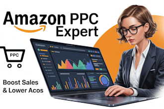 setup, manage and optimize amazon PPC campaigns, fba ads and sponsored ads