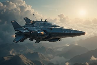 design a sci fi and spaceship design