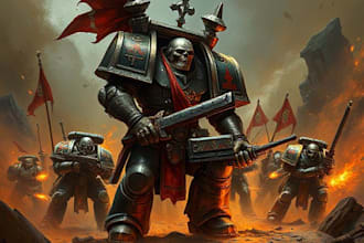 design your warhammer 40k art