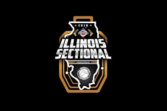 design state pistol shooting championship logo