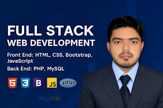 expert core PHP full stack developer with clean code