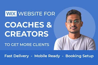 do wix website development for coaches and personal brands
