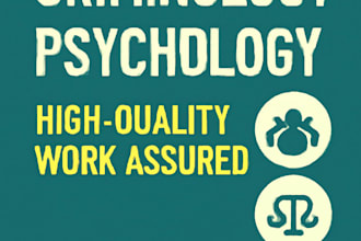 write on sociology,criminology and psychology
