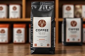 do professional coffee packaging design