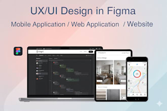 design modern and responsive web and mobile app