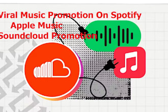 do viral music promotion on spotify, apple music, soundcloud