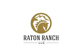 design modern western horse ranch logo