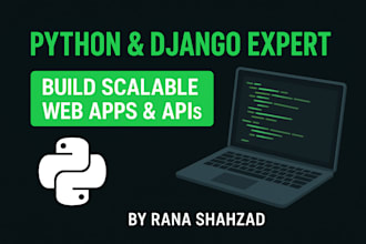 code your python script or do projects using django
