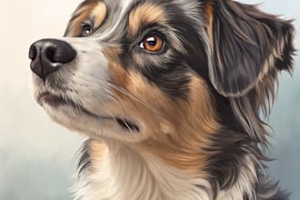 paint stunning pet portrait