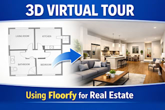 create 3d virtual tour from images or 360 photos using floorfy