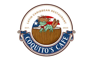design puerto rican restaurant logo
