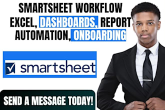 setup smartsheet workflow automation dashboard reports powerbi excel asana tasks