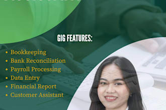 provide expert quickbooks, payroll, and bookkeeping support