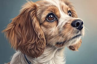 paint stunning pet portrait