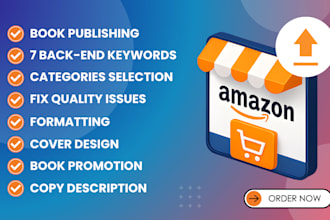 publish, optimize and promote your book on amazon kdp