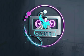do the best custom premium dj, music logo design