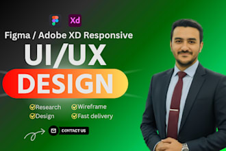 do ui ux design, mobile app ui ux, website ui ux, interactive figma mockups