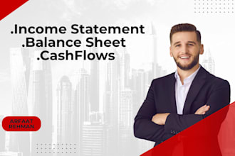 prepare financial statment,cashflows statment