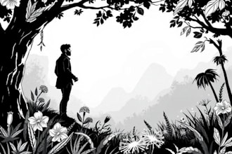 simple black and white drawing