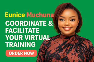 coordinate and facilitate your virtual training, workshops, and learning program