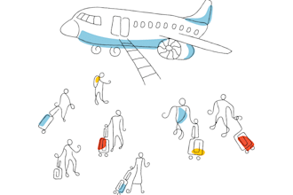 create an illustration in a fresh, unique, hand drawn style not ai
