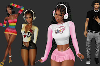 3d cloth for roblox vrchat secondlife sims imvu peds fivem fashion design