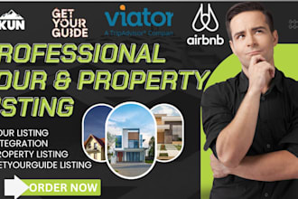 create tour listings that sell on bokun, getyourguide, and tripadvisor