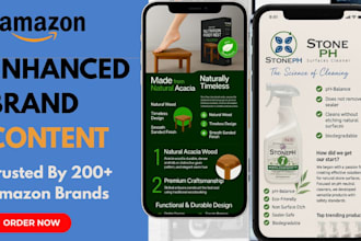 design amazon storefront and a plus content