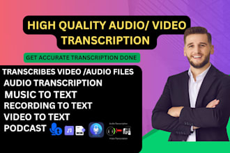 do audio transcription, transcribe video, audio to text transcriptor