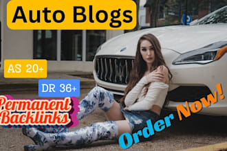 write publish car guest post, authority backlinks, SEO