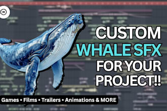 design whale sounds for your project