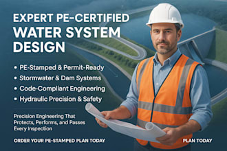 design stormwater, reservoir, and dam systems with expert pe certification