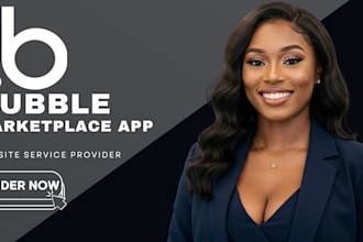 design and build a premium bubble io marketplace app with automation and API