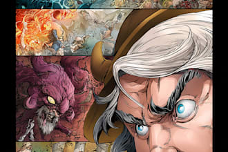 create graphic novels and comic book