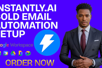 set up instantly ai smartlead ai dns record gsuite for cold email marketing