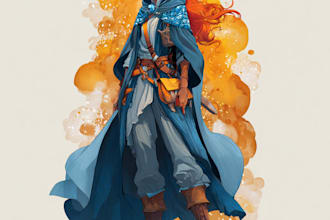 do dnd character art illustration commissions