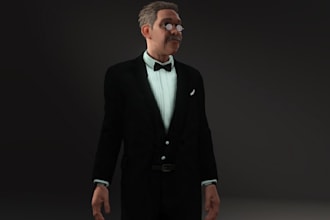 do 3d action figure, 3d statue, 3d toy figure, 3d sculpting, 3d printable model