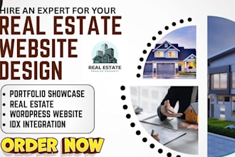 design real estate website with idx mls listings map search lead capture form