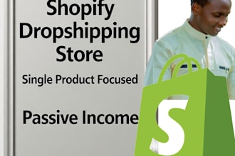 a one product shopify dropshipping store for passive income