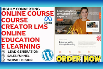 create online course course creation e learning kajabi leads and build website