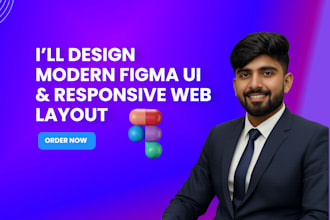 design figma UI mockup and responsive web layout