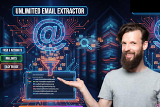 give you an email scraping software to extract unlimited emails from bulk text