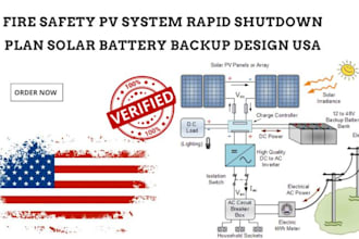 do fire safety pv system rapid shutdown plan solar battery backup design usa