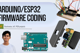code embedded systems esp32 or arduino firmware for you