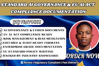 write eu ai ethics governance act oecd gdpr iso policy compliance documentation