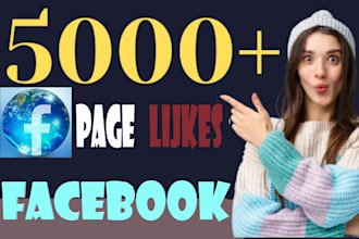 contribute to grow up 5000 your facebook followers