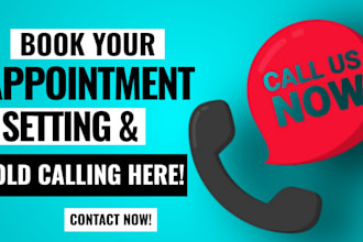 book qualified appointments through cold calling