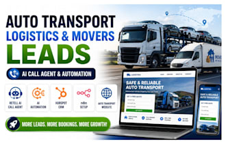 generate auto transport logistics leads with ai automation, retell ai agent