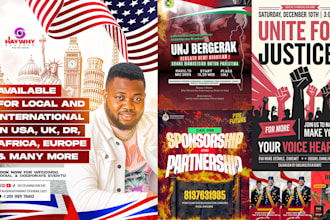 design impactful protest flyer, political, election, awareness, campaign flyer